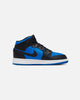 Jordan Kids' Air Jordan 1 Mid (GS) Black/Royal