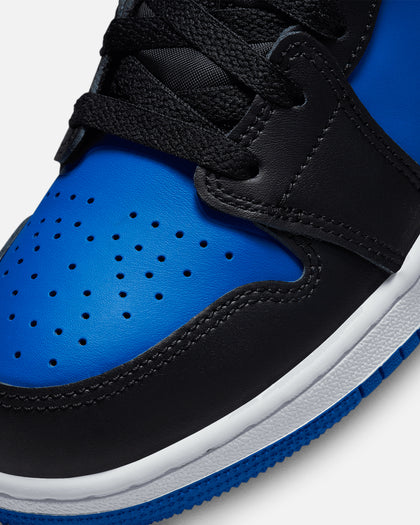 Jordan Kids' Air Jordan 1 Mid (GS) Black/Royal