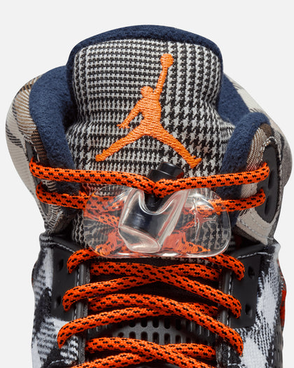 Jordan Kids' Air Jordan 5 Retro Plaid (GS) Black/Orange
