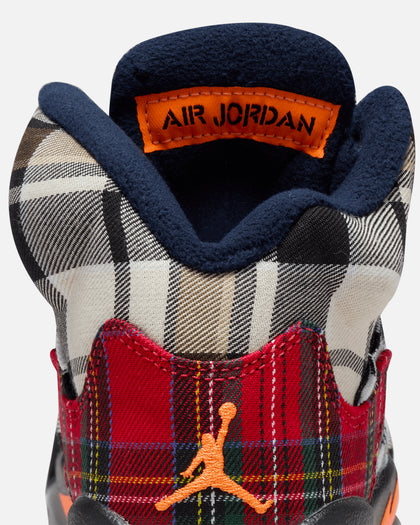 Jordan Kids' Air Jordan 5 Retro Plaid (GS) Black/Orange