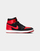 Jordan Women's Air Jordan 1 Retro High OG "Satin Bred" Black/University Red