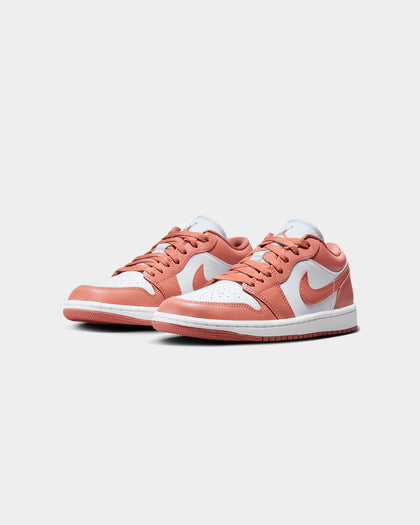 Jordan Women's Air Jordan 1 Low "Pink Salmon" Pure Platinum/Sky J Orange