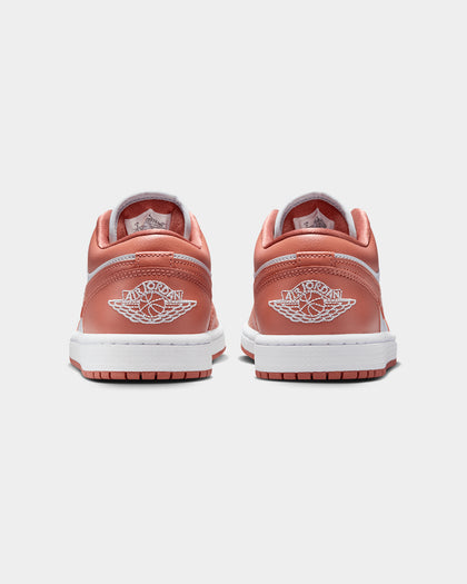 Jordan Women's Air Jordan 1 Low "Pink Salmon" Pure Platinum/Sky J Orange
