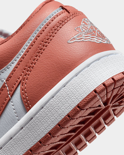 Jordan Women's Air Jordan 1 Low "Pink Salmon" Pure Platinum/Sky J Orange