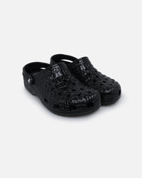 Crocs Classic Crocskin Clog Black Metallic