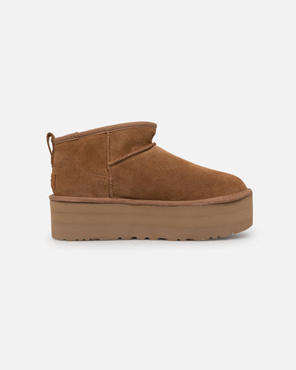 Ugg Boots Women's Classic Ultra Mini Platform Chestnut
