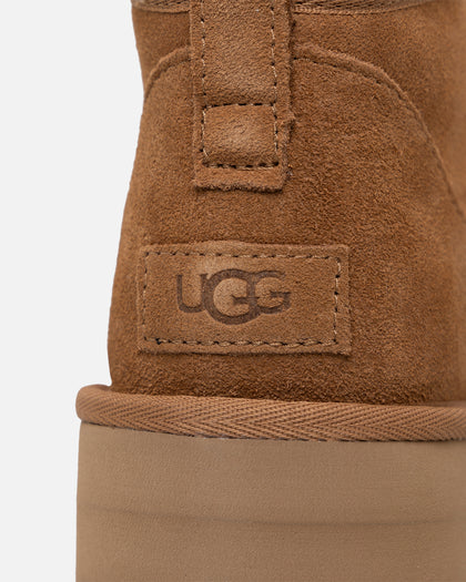 Ugg Boots Women's Classic Ultra Mini Platform Chestnut