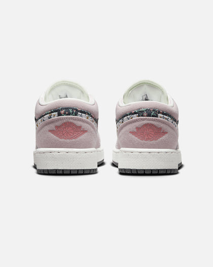 Jordan Kids' Air Jordan 1 Low SE "Floral" (GS) Platinum Violet