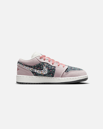 Jordan Kids' Air Jordan 1 Low SE "Floral" (GS) Platinum Violet