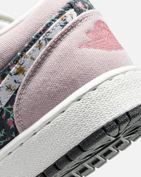 Jordan Kids' Air Jordan 1 Low SE "Floral" (GS) Platinum Violet