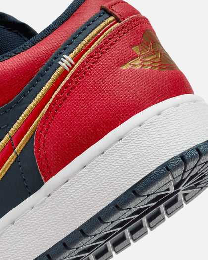 Jordan Kids' Air Jordan 1 Low SE (GS) Armoury Navy/Gold/Red