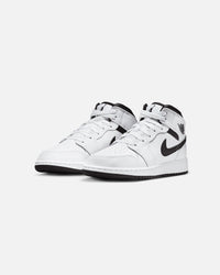 Jordan Kids' Air Jordan 1 Mid (GS) White/Black