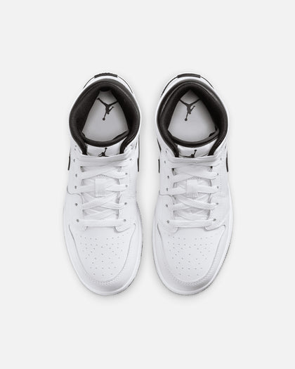 Jordan Kids' Air Jordan 1 Mid (GS) White/Black