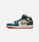 Jordan Kids' Air Jordan 1 Mid SE "Take Flight" (GS) Armoury Navy/Metallic Gold