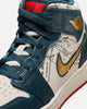 Jordan Kids' Air Jordan 1 Mid SE "Take Flight" (GS) Armoury Navy/Metallic Gold