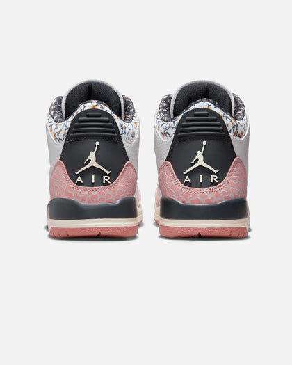 Jordan Kids' Air Jordan 3 Retro "Red Stardust" (GS) White/Anthracite