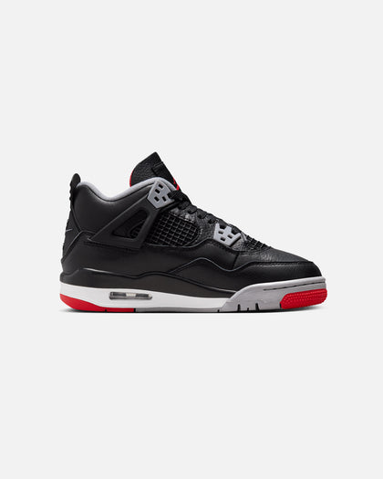 Jordan Kids' Air Jordan 4 Retro (GS) Black/Fire Red
