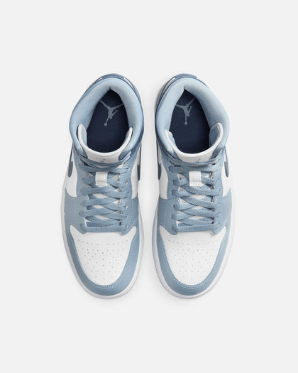 Jordan Women's Air Jordan 1 Mid Sail/Diffused Blue