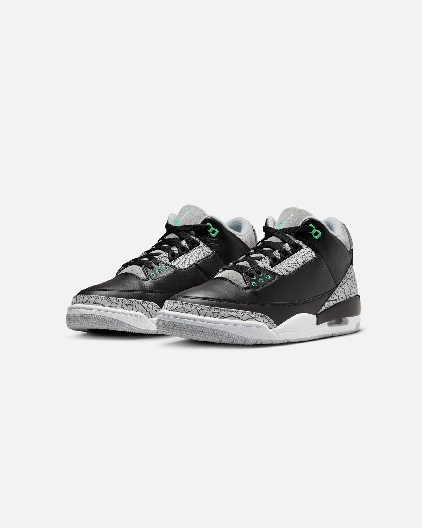 jordan 3s black and green