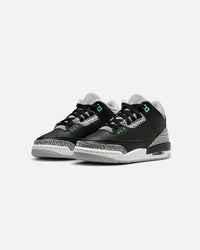 Jordan Kids' Air Jordan 3 Retro (GS) Black/Green Glow