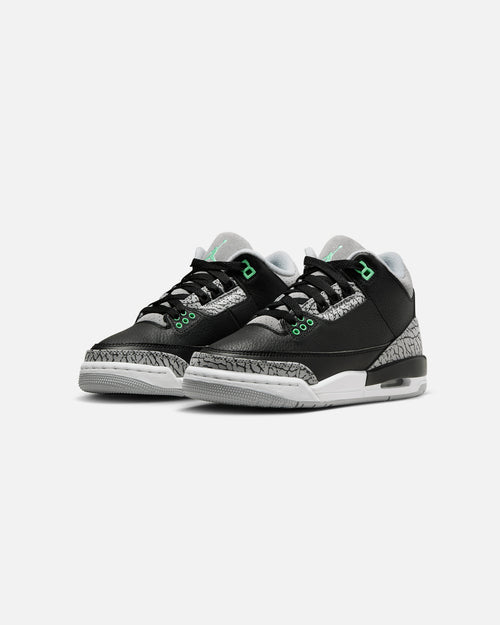 Jordan Kids' Air Jordan 3 Retro (GS) Black/Green Glow