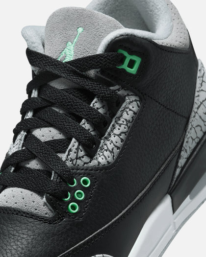 Jordan Kids' Air Jordan 3 Retro (GS) Black/Green Glow