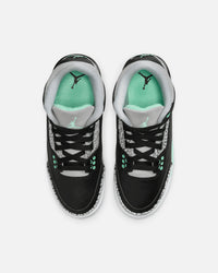 Jordan Kids' Air Jordan 3 Retro (GS) Black/Green Glow