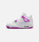 Jordan Kids' Air Jordan 4 Retro (GS) "Hyper Violet" White/Hyper Violet