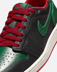 Jordan Women's Air Jordan 1 Low OG "Gorge Green" Black/Gorge Green