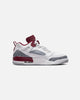 Jordan Spizike Low White/Team Red-Wolf Grey