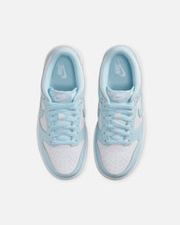 Nike Kids' Dunk Low (GS) White/Glacier Blue