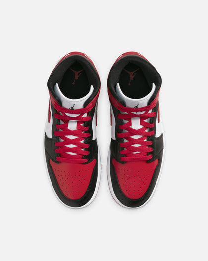 Jordan Women's Air Jordan 1 Mid Black/Gym Red