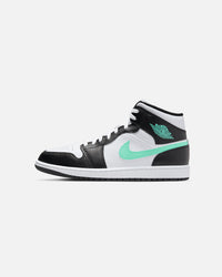 Jordan Air Jordan 1 Mid White/Green Glow