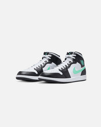Jordan Air Jordan 1 Mid White/Green Glow