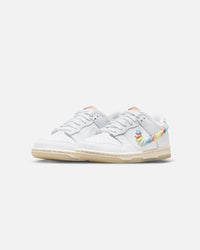 Nike Kids' Dunk Low (GS) White/Multi-coloured