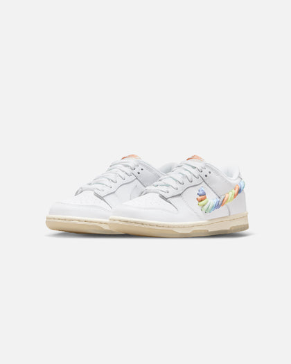 Nike Kids' Dunk Low (GS) White/Multi-coloured