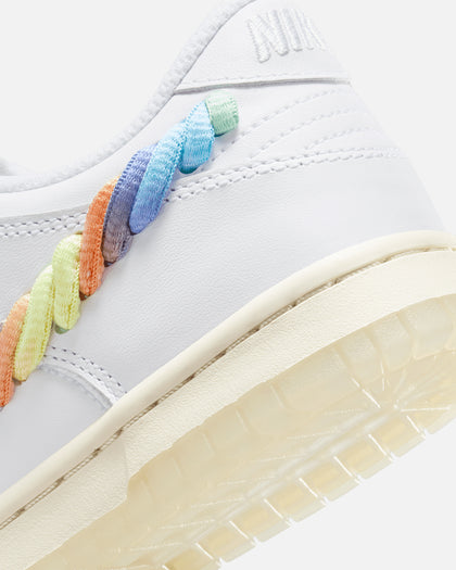 Nike Kids' Dunk Low (GS) White/Multi-coloured