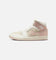 Jordan Women's Air Jordan 1 Mid SE "Seesucker" Coconut Milk/Legend Pink