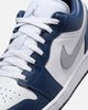 Jordan Air Jordan 1 Low "Midnight Navy" White/Wolf Grey