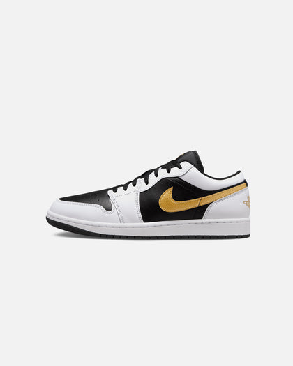 Jordan Air Jordan 1 Low "Gold Swoosh" White/Metallic