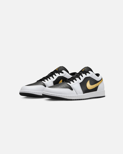 Jordan Air Jordan 1 Low "Gold Swoosh" White/Metallic