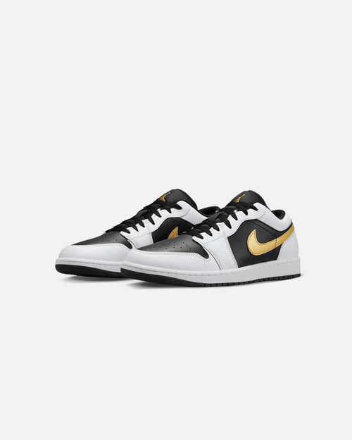 Jordan Air Jordan 1 Low "Gold Swoosh" White/Metallic