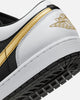 Jordan Air Jordan 1 Low "Gold Swoosh" White/Metallic