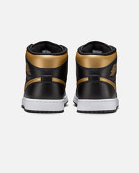 Jordan Air Jordan 1 Mid "Metallic Gold" Black/Metallic