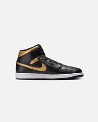 Jordan Air Jordan 1 Mid "Metallic Gold" Black/Metallic