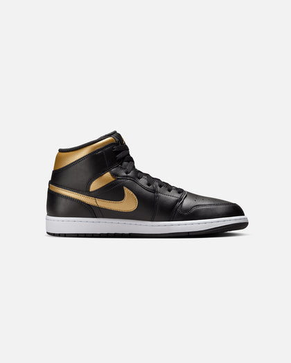 Jordan Air Jordan 1 Mid "Metallic Gold" Black/Metallic