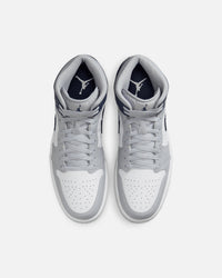 Jordan Air Jordan 1 Mid "Georgetown" White/Midnight Navy