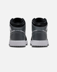 Jordan Kids' Air Jordan 1 Mid (GS) Black/Iron Grey