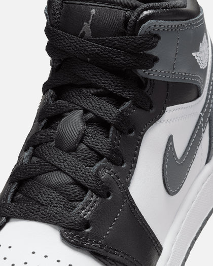 Jordan Kids' Air Jordan 1 Mid (GS) Black/Iron Grey