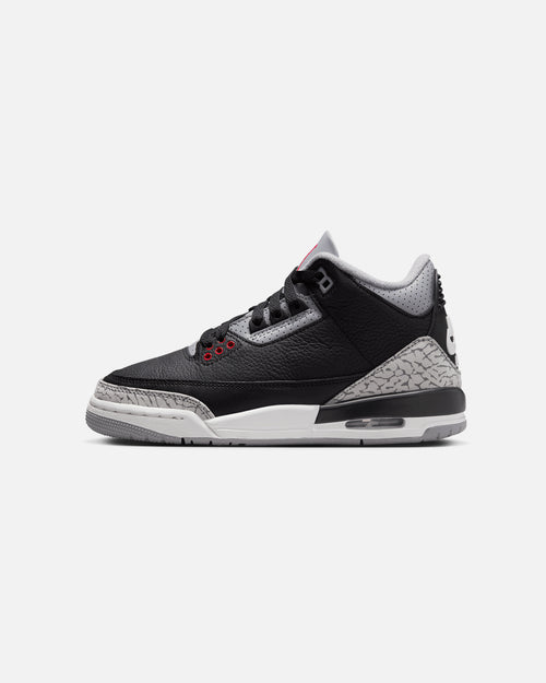 Jordan Kids' Air Jordan 3 Retro (GS) "Black Cement" Black/Fire Red-Cement Grey/Summit White